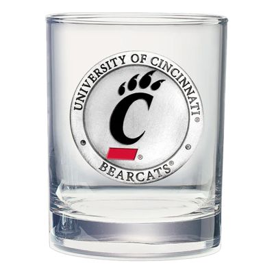 Cincinnati Bearcats Double Old Fashioned Glass