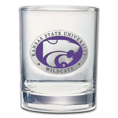 Kansas State Wildcats - Double Old Fashioned Glass