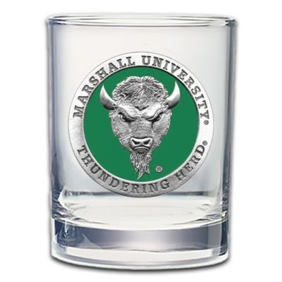 Marshall Thundering Herd - Double Old Fashioned Glass
