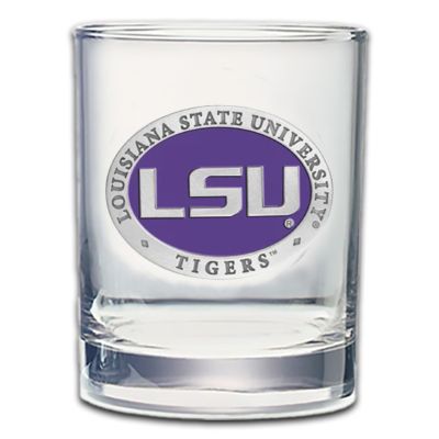 LSU Tigers - Double Old Fashioned Glass