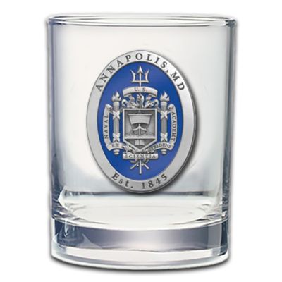 US Naval Academy Annapolis - Double Old Fashioned Glass
