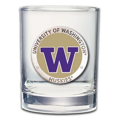 University of Washington Huskies  - Double Old Fashioned Glass