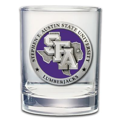 Stephen Austin Lumberjacks - Double Old Fashioned Glass