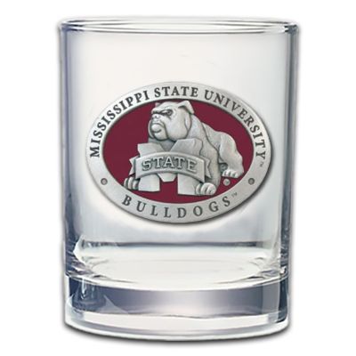 Mississippi State University Bulldogs - Double Old Fashioned Glass