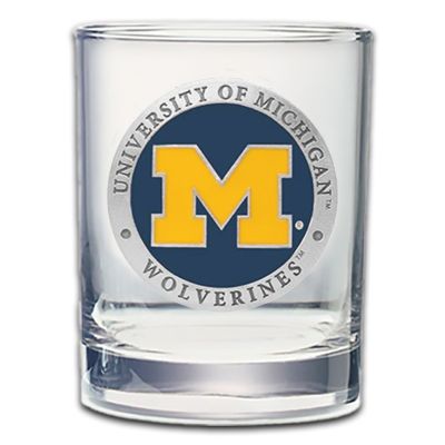 University of Michigan Wolverines - Double Old Fashioned Glass