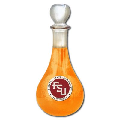 Florida State University Wine Decanter with Pewter Medallion