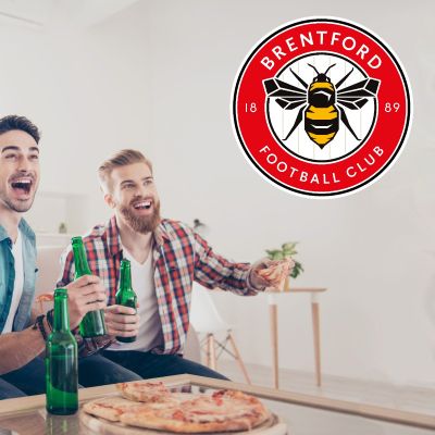 Soccer Wall Decals - Premier League - England Soccer Team Logos - Brentford Football Club