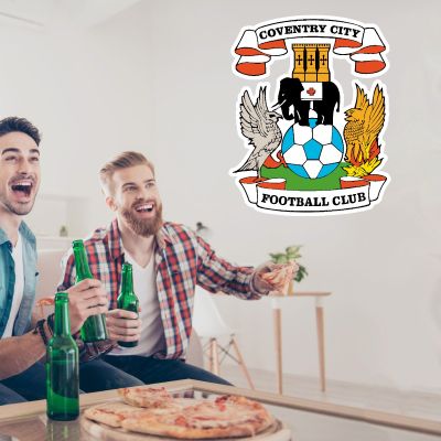Soccer Wall Decals - Premier League - England Soccer Team Logos - Coventry City Football Club