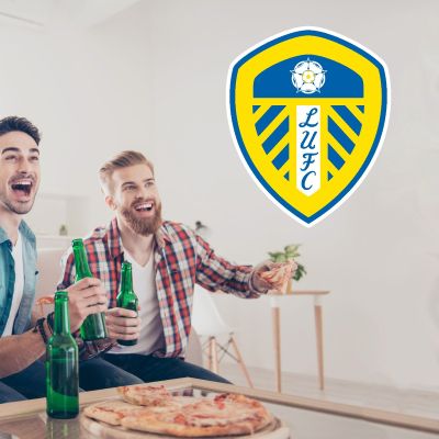 Soccer Wall Decals - Premier League - England Soccer Team Logos - Leeds United Football Club