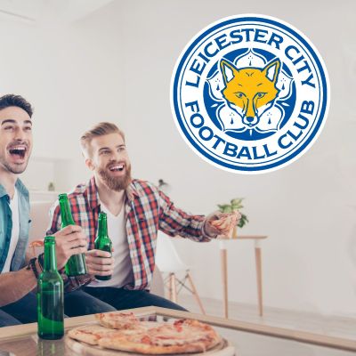 Soccer Wall Decals - Premier League - England Soccer Team Logos - Leicester City Football Club