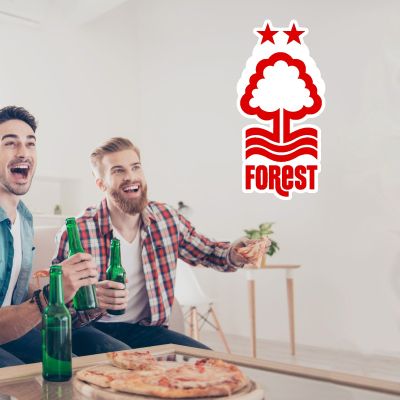 Soccer Wall Decals - Premier League - England Soccer Team Logos - Nottingham Forest Football Club