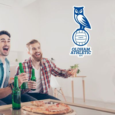 Soccer Wall Decals - Premier League - England Soccer Team Logos - Oldham Athletic Football Club