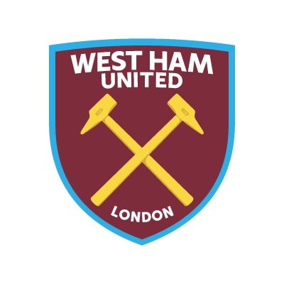 Soccer Wall Decals - Premier League - England Soccer Team Logos - West Ham United Football Club