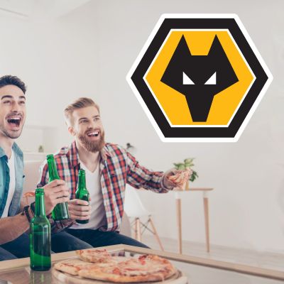 Soccer Wall Decals - Premier League - England Soccer Team Logos - Wolverhampton Wanderers