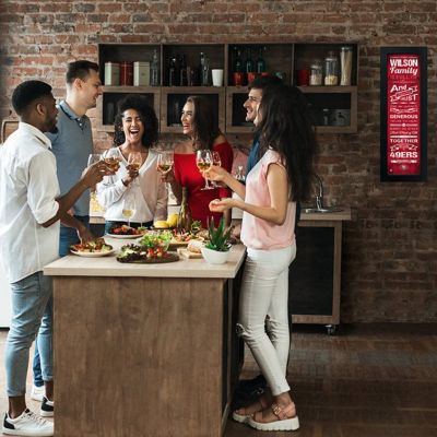 San Francisco 49ers Custom Print Family Cheer Wall Art