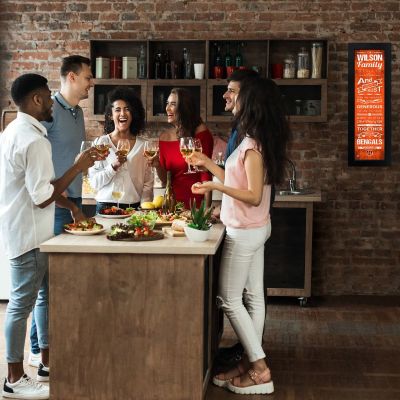 Cincinnati Bengals Custom Print Family Cheer Wall Art