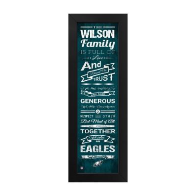 Philadelphia Eagles Custom Print Family Cheer Wall Art