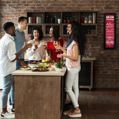 Atlanta Falcons Custom Print Family Cheer Wall Art