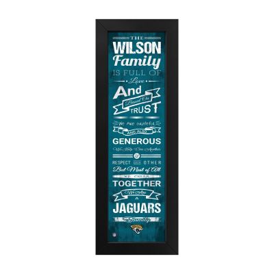 Jacksonville Jaguars Custom Print Family Cheer Wall Art