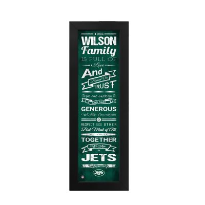 New York Jets Custom Print Family Cheer Wall Art