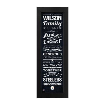 Pittsburgh Steelers Custom Print Family Cheer Wall Art