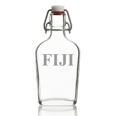 Custom Engraved Phi Gamma Delta - Personalized Whiskey Glass Flask - Swing Top