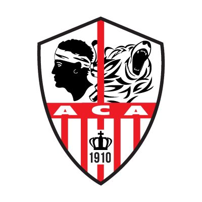 Soccer Wall Decals - Ligue 1 France Soccer Team Logos - SC Ajaccio