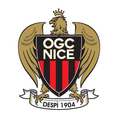Soccer Wall Decals - Ligue 1 France Soccer Team Logos - OGC Nice