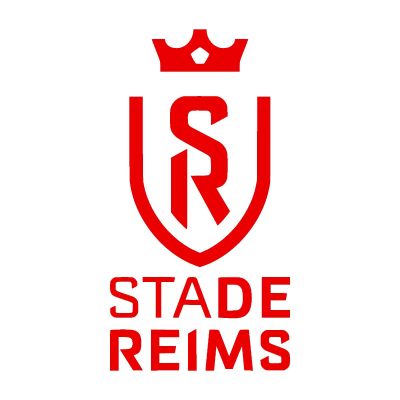 Soccer Wall Decals - Ligue 1 France Soccer Team Logos - Stade de Reims
