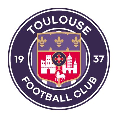 Soccer Wall Decals - Ligue 1 France Soccer Team Logos - Toulouse FC