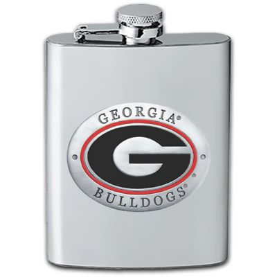 Georgia Bulldogs - Stainless Steel Flask