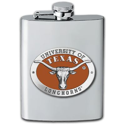 University of Texas Longhorns - Stainless Steel Flask