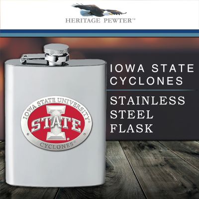 Iowa State Cyclones - Stainless Steel Flask