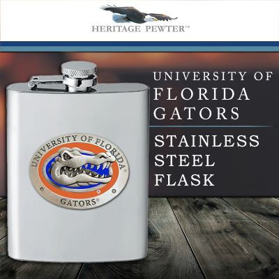 University of Florida Gators - Stainless Steel Flask
