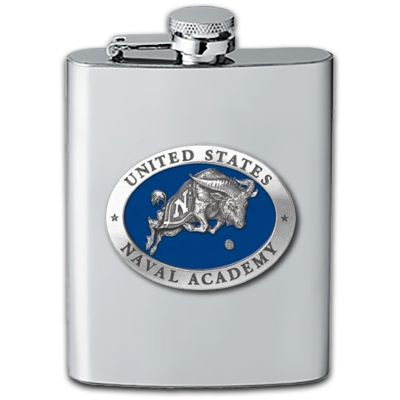 US Naval Academy - Stainless Steel Flask