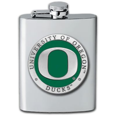 University of Oregon Ducks - Stainless Steel Flask