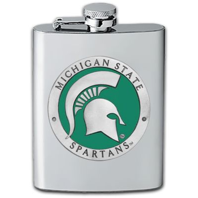 Michigan State Spartans - Stainless Steel Flask