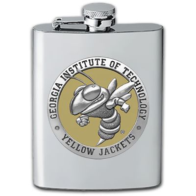 Georgia Tech Yellowjackets - Stainless Steel Flask