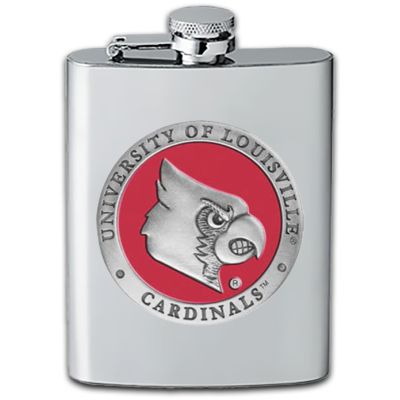 University of Louisville Cardinals - Stainless Steel Flask