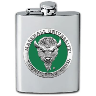 Marshall Thundering Herd - Stainless Steel Flask