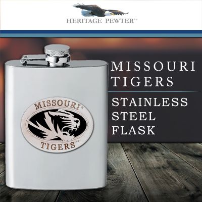 Missouri Tigers - Stainless Steel Flask