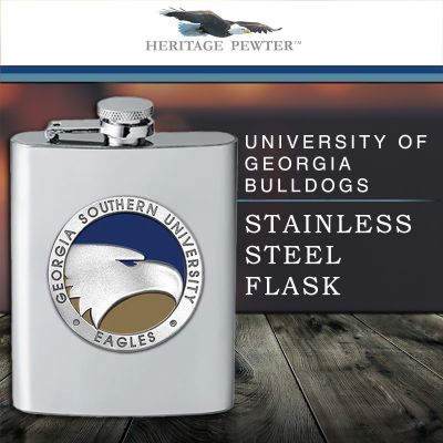 Georgia Southern University Eagles - Stainless Steel Flask