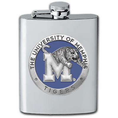 University of Memphis Tigers - Stainless Steel Flask