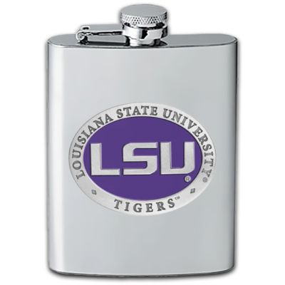 LSU Tigers - Stainless Steel Flask