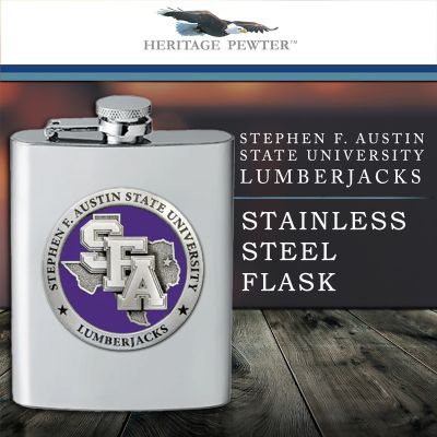 Stephen Austin Lumberjacks - Stainless Steel Flask
