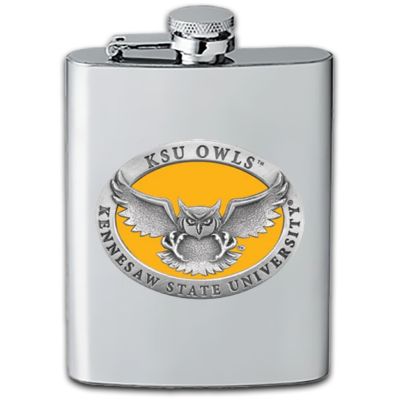 Kennesaw State Owls - Stainless Steel Flask