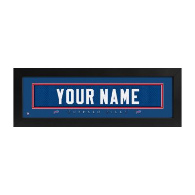 Buffalo Bills Custom Print Name Plate