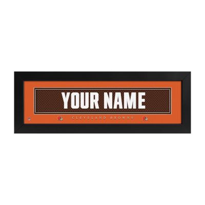 Cleveland Browns Custom Print Name Plate
