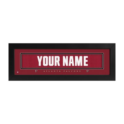Atlanta Falcons Custom Print Name Plate