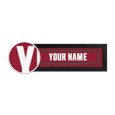 Atlanta Falcons Custom Print Name Plate